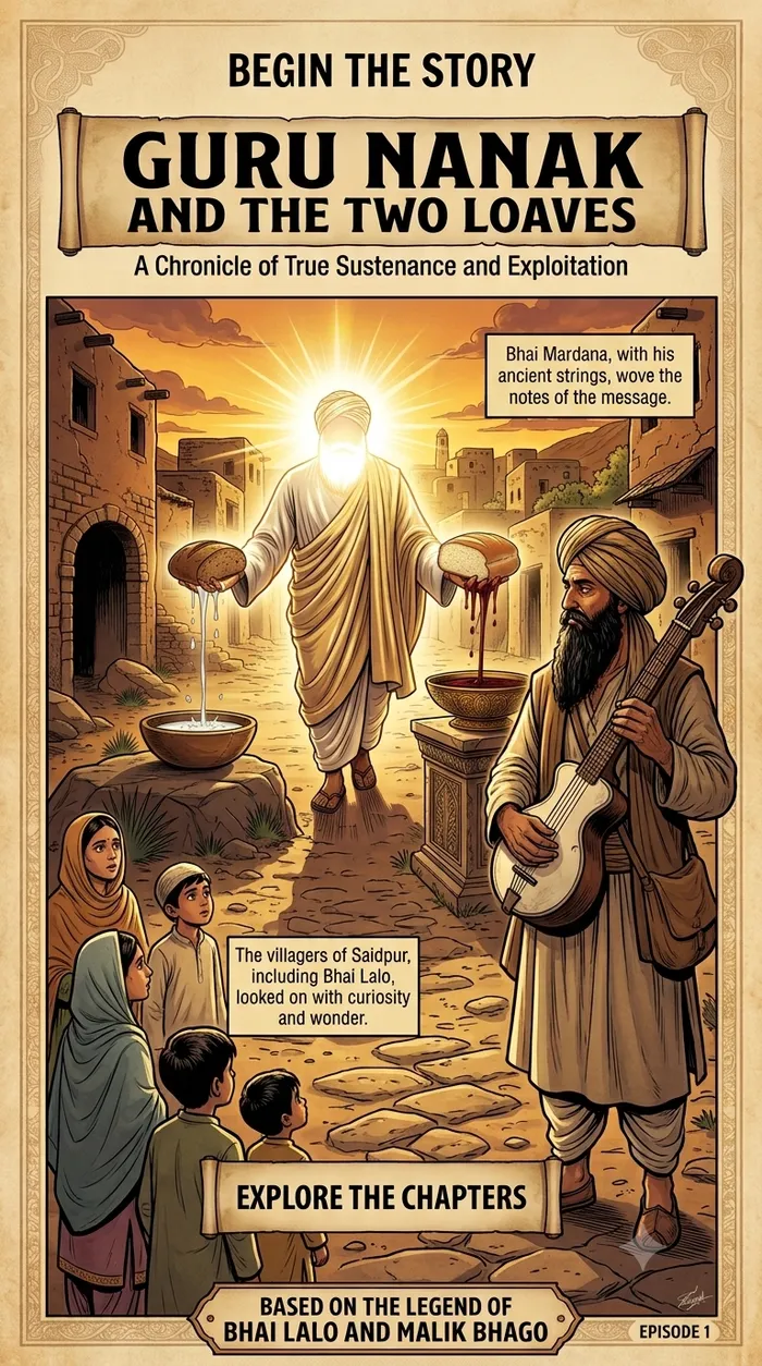 Cover art for Guru Nanak and the Two Loaves