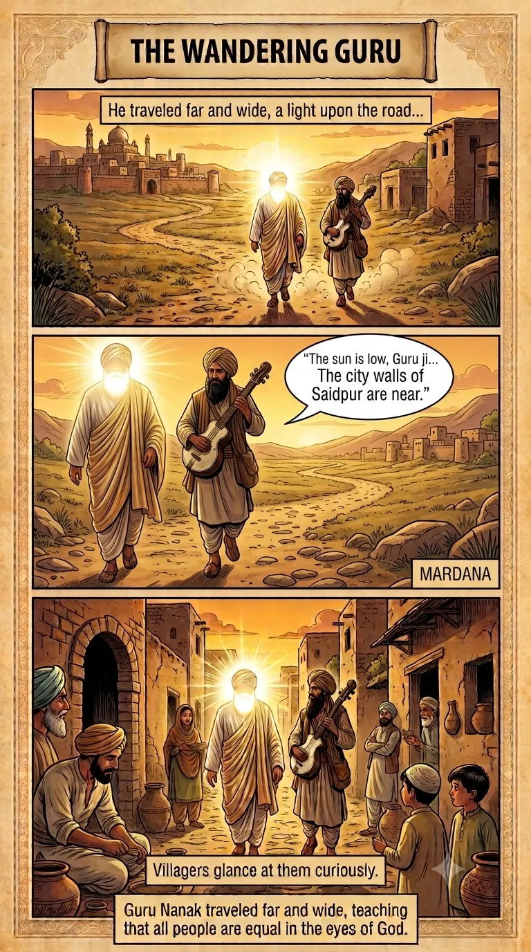 Page 1 of Guru Nanak and the Two Loaves