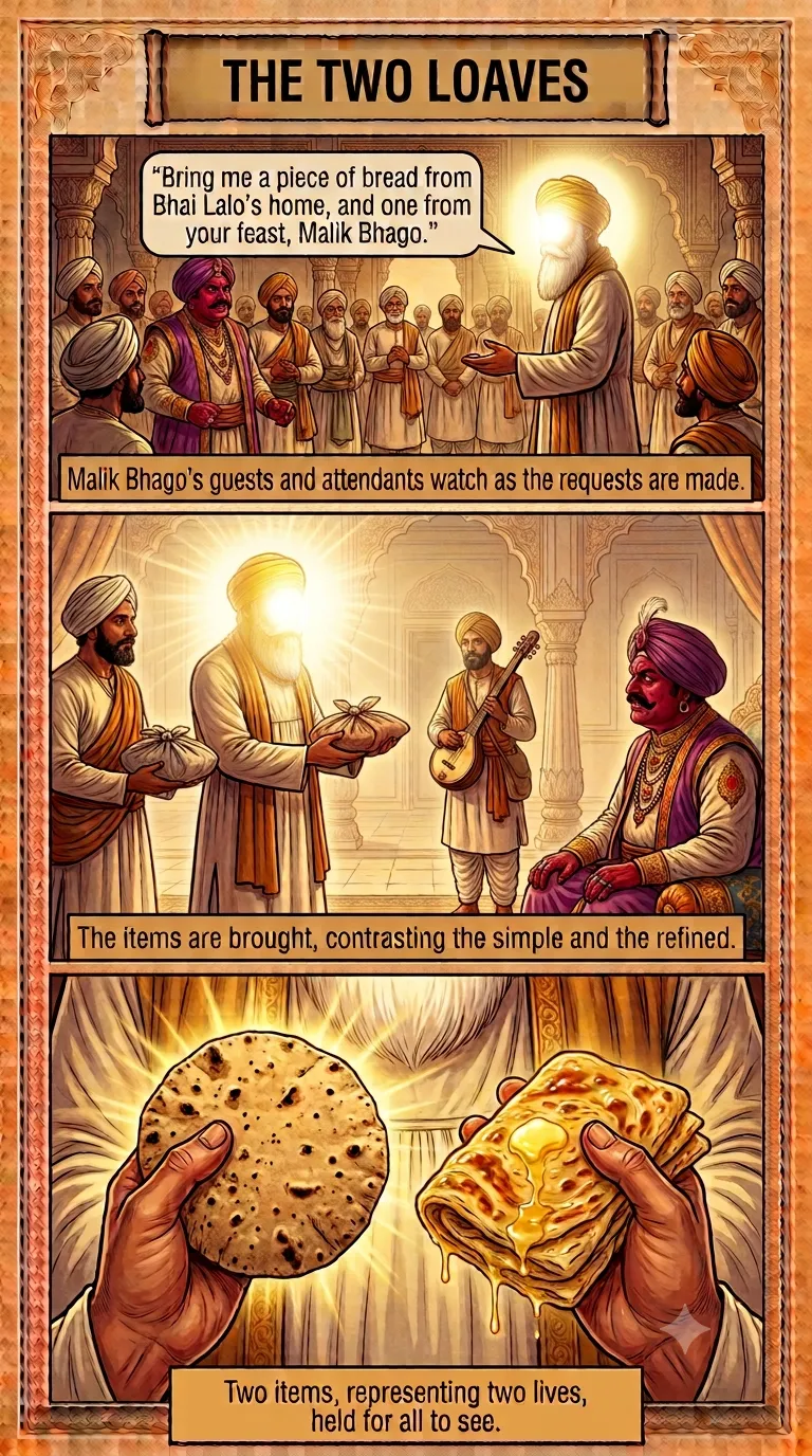 Page 6 of Guru Nanak and the Two Loaves
