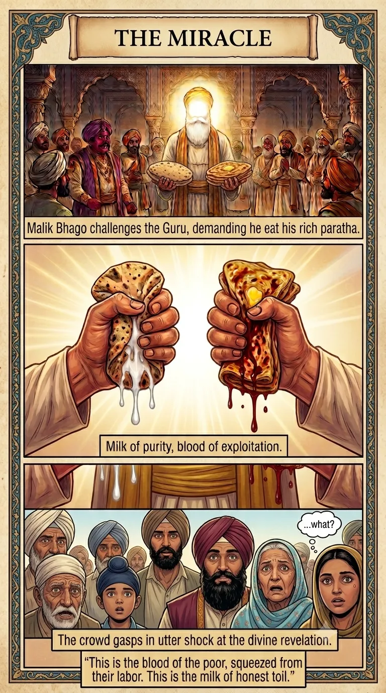 Page 7 of Guru Nanak and the Two Loaves
